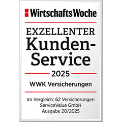 WiWo_ExzellenterKundenService2025_WWK_Versicherungen
